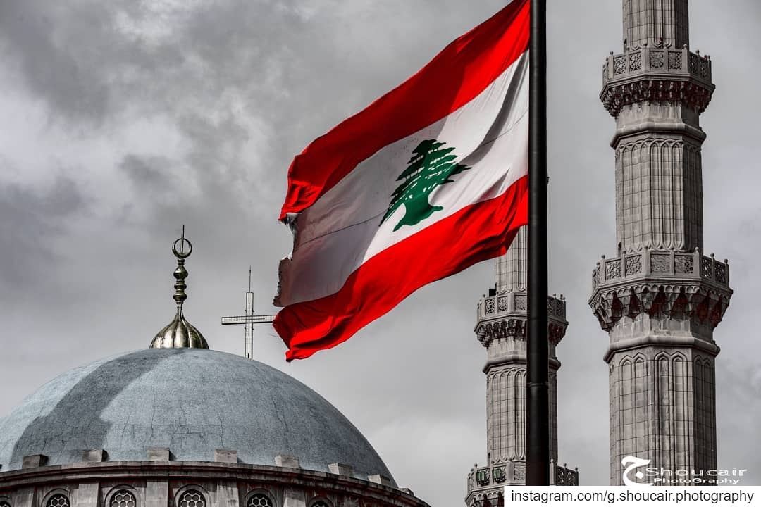 United we stand strong ⛪🕌 ______🔴⚪⚪🌲⚪⚪🔴_______ gshoucairphotography ... (Downtown Beirut)