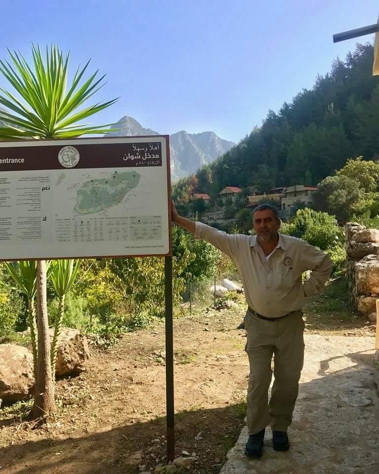 Up for an afternoon hike? JabalMoussa's guard Marcel is waiting for you...