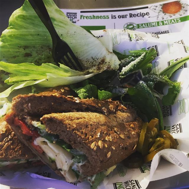 Vegetarian Goodness!! 🍃🍅🌶🍆🥒🥑 @sandwich.inc  brownbread ... (The Garden Show & Spring Festival)
