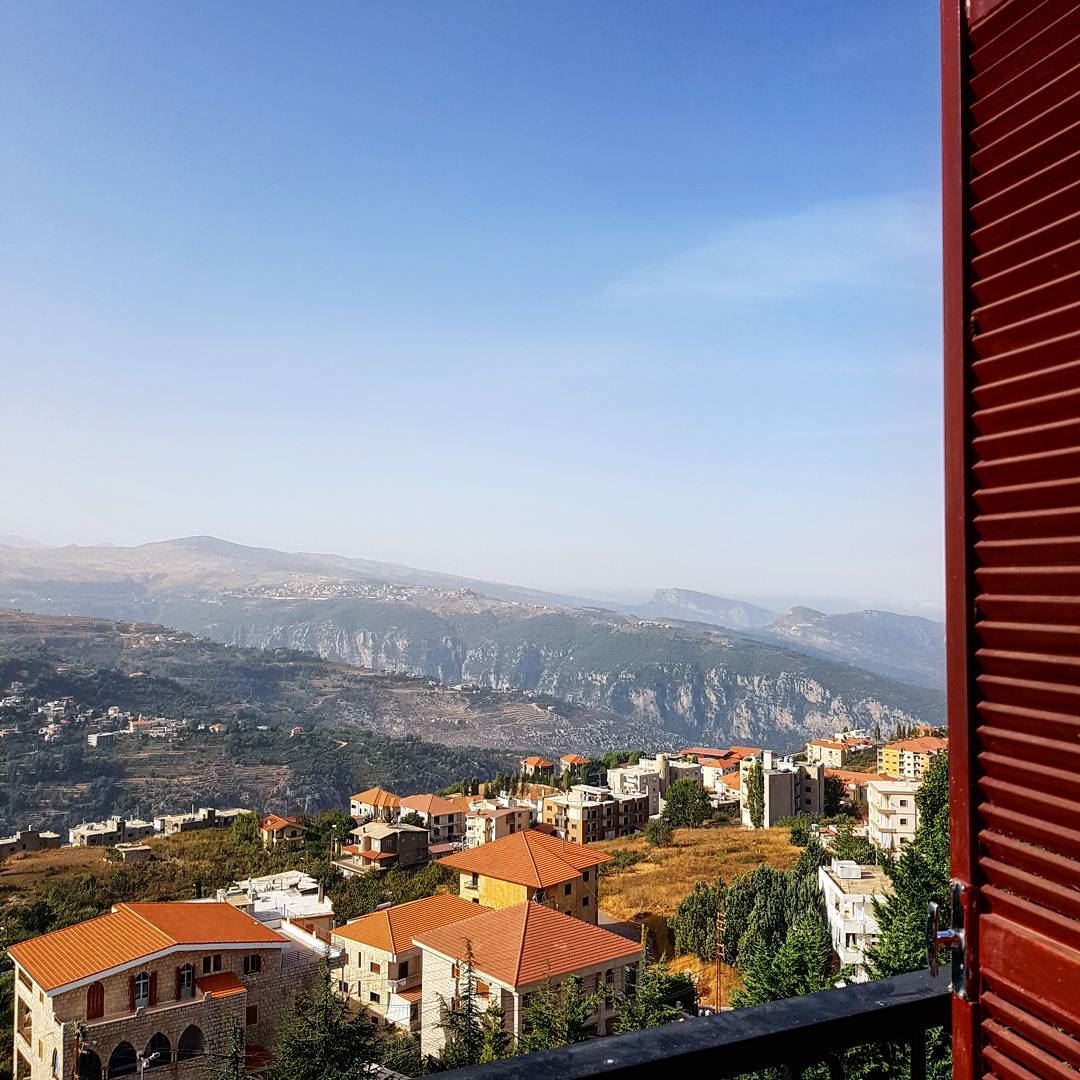 View from my hotel room in Ehden. The Grand Hotel Abchi was founded in... (Grand Hotel Abchi)