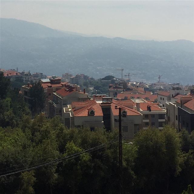  view  mountainview  mountains  villages  nature  naturelovers ... (Ballouneh, Mont-Liban, Lebanon)