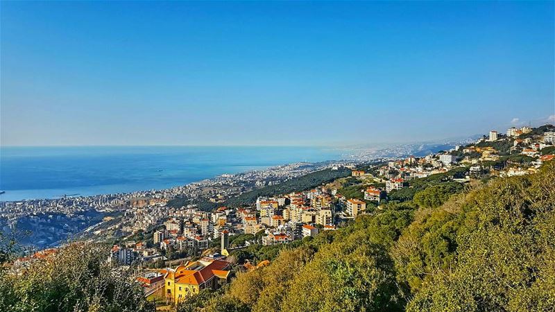 View of the coast from Beit Mery  view  landscape  nature  clear ... (Beit Mery)