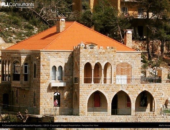 Villa zlaket family  architecturephotography  architecturelovers ... (Deïr El Qamar, Mont-Liban, Lebanon)