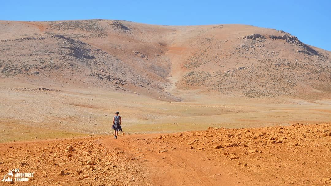 Walking on Mars 🌋 myadventureslebanon  lebanon  hikinglife  outdoorlife...