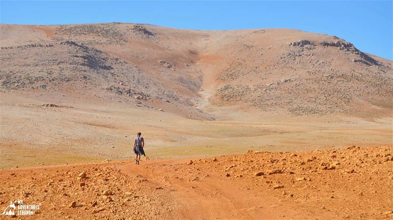 Walking on Mars 🌋 myadventureslebanon  lebanon  hikinglife  outdoorlife...