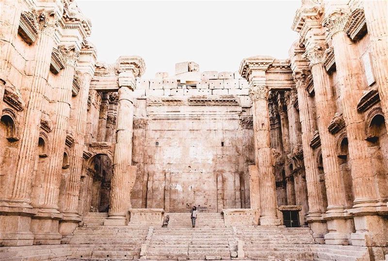 Walls aren't there to block us, but to challenge us to fight better! ✨... (Baalbek, Lebanon)