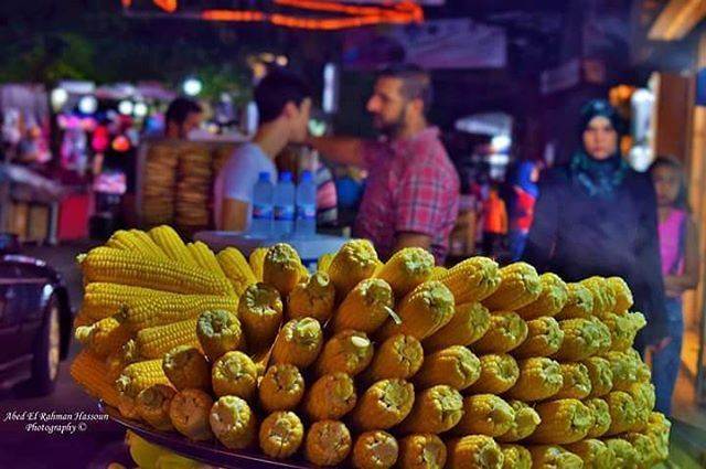 Warm corn anyone? | Join me on Facebook for more pictures ╰▶ Abed El... (Tripoli, Lebanon)