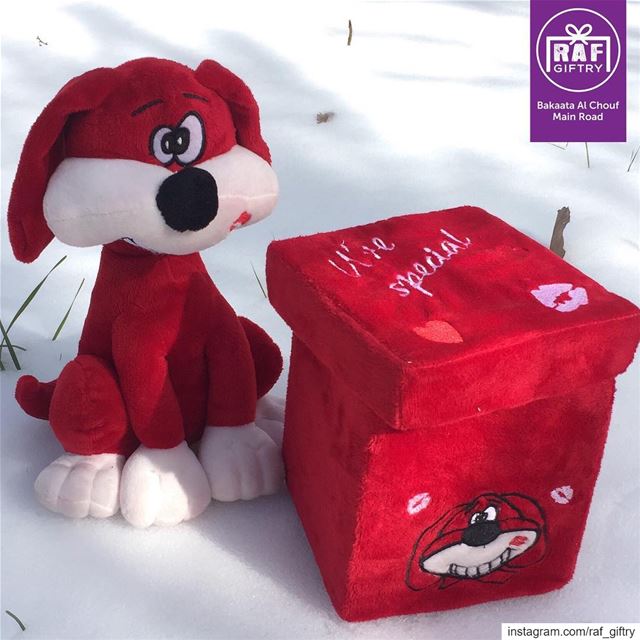 Warm feelings on a snowy day 🐶💋 raf_giftry.......... puppy ... (Raf Giftry)