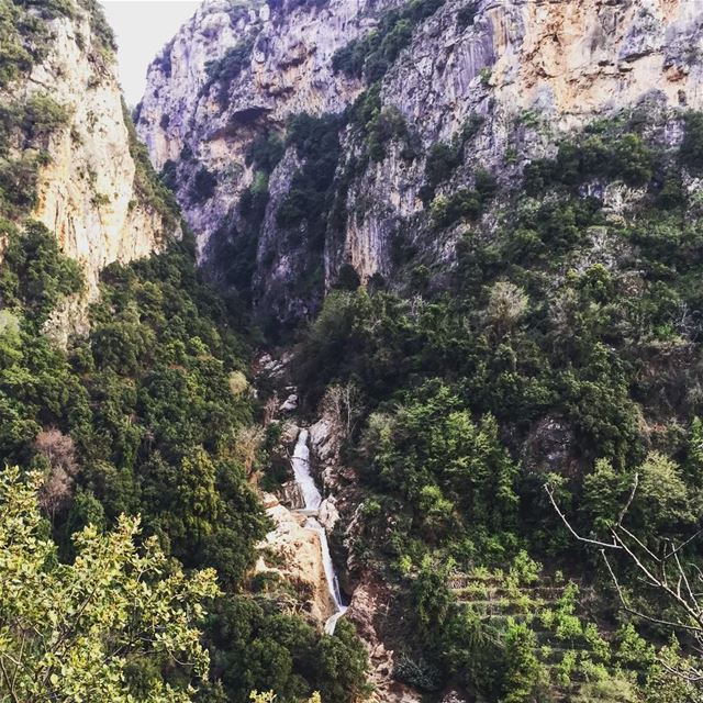  waterfall lebanon north day in  nature  friends  amazing  tags4likes... (Kadisha Valley)