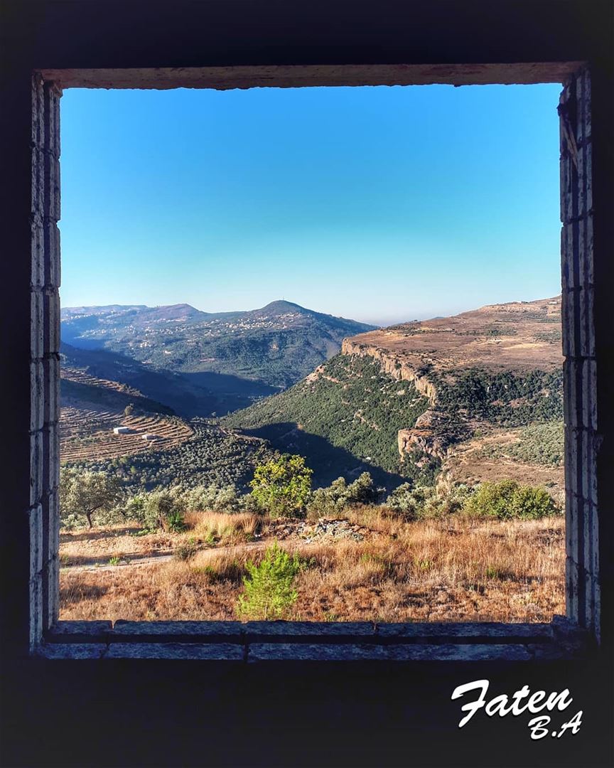 We have an inner window through which we can see the world, and though it... (Haret Jandal, Mont-Liban, Lebanon)