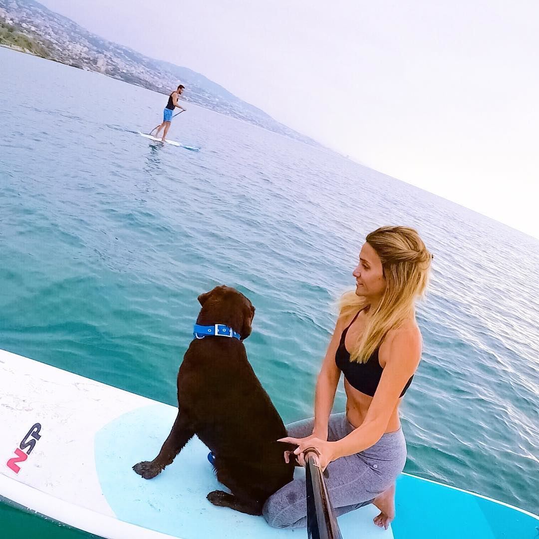 We miss stand up paddle boarding and we miss it with Benny, our favorite... (Jbeil-Byblos)