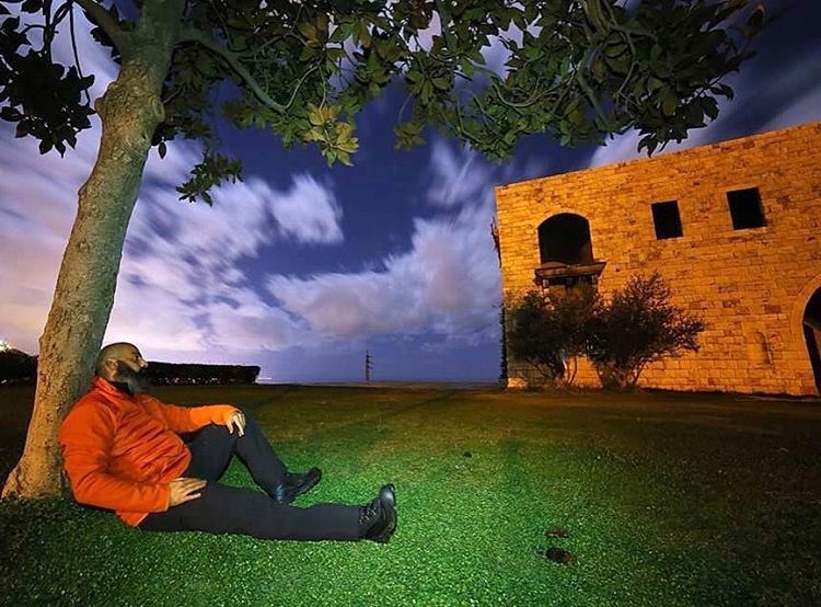 We’re sitting under the tree of our thinking minds, wondering why we’re... (Ghazir, Mont-Liban, Lebanon)