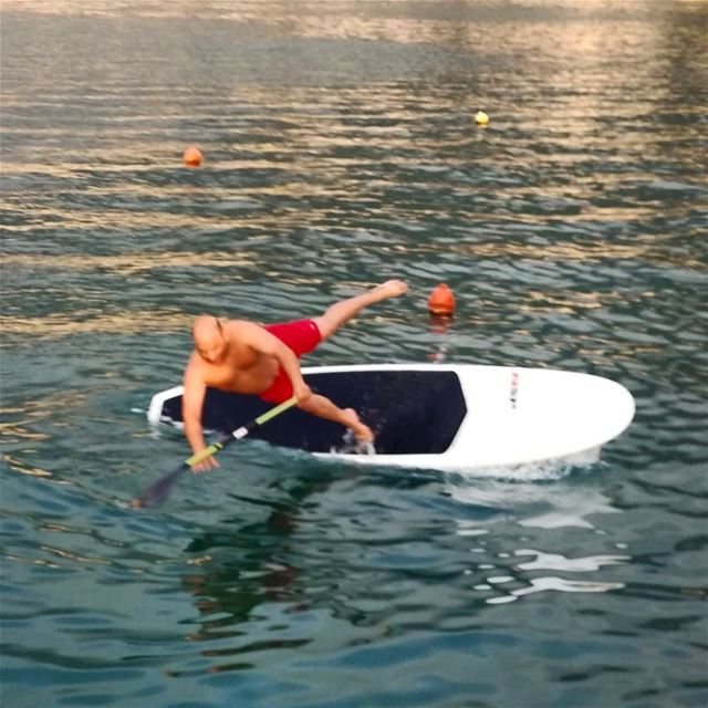 Well...it’s Wednesday 🤷‍♂️... outdoors  sport  lebanon  sup  standup ... (Surf Shack Lebanon)