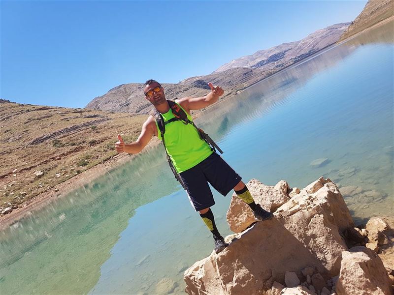 When all of you are at the beach I'm hiking  hiking  climbing  nature ... (Chabrouh Dam-Faraya)