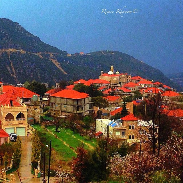 ~When in Douma😍🏡~  bricks  tradition  house  moutain  village  landscape... (Douma, Liban-Nord, Lebanon)