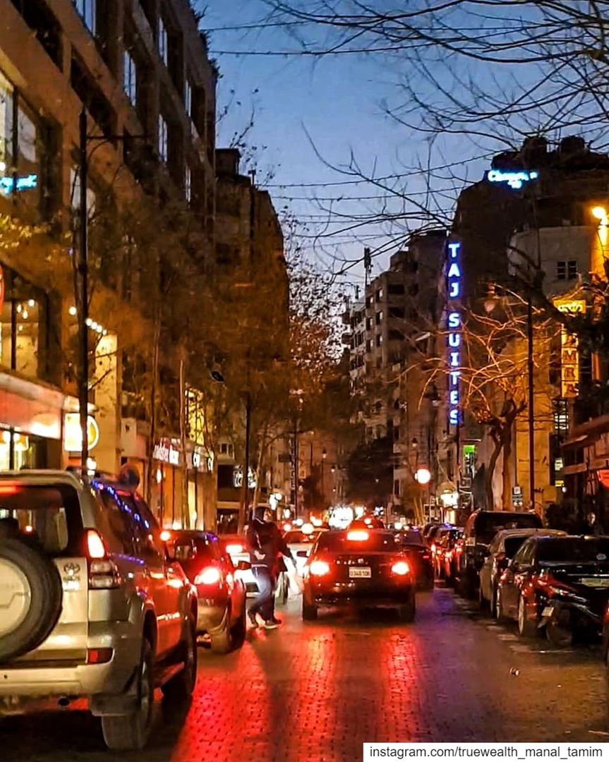 When my shoes need to feel the middle of the streets,,No wind° No rain°... (Beirut, Lebanon)