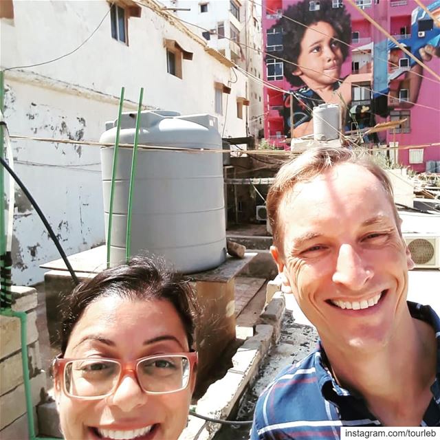 When street art hold hand with a social cause. When suburbs of Beirut are... (Ouze3i)