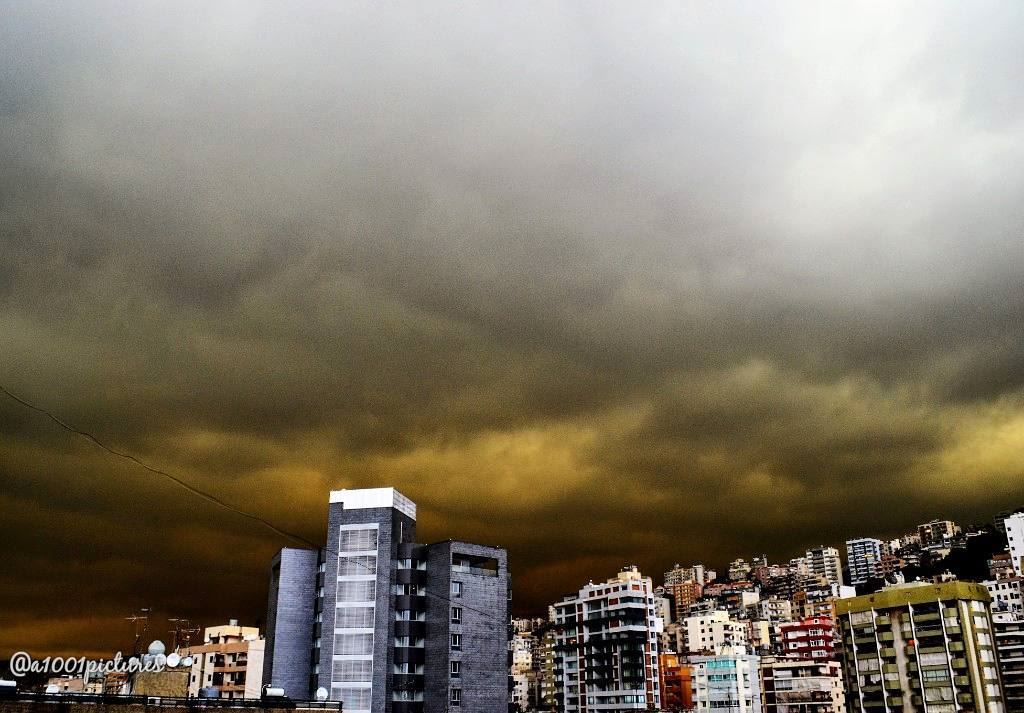 When the sky comes falling down....... throwback  lebanon  beirut ... (Beirut, Lebanon)