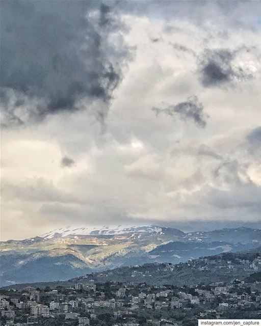 “When the snows fall and the white winds blow, the lone wolf dies but the... (Ballouneh, Mont-Liban, Lebanon)