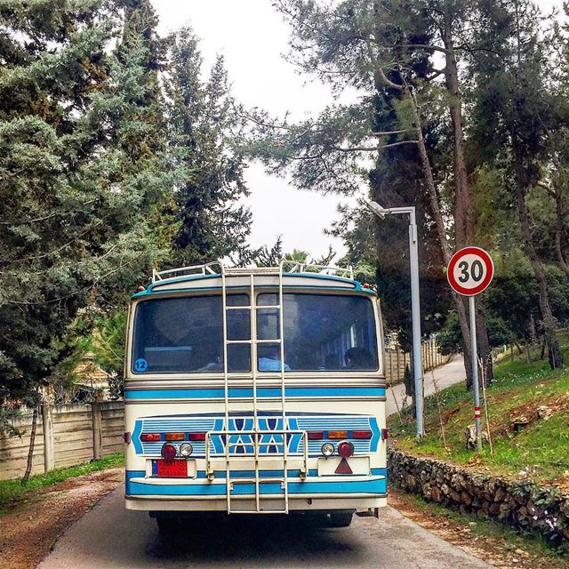 When you are stuck behind a monday! Have a great week everyone😜... (Jamhoûr, Mont-Liban, Lebanon)