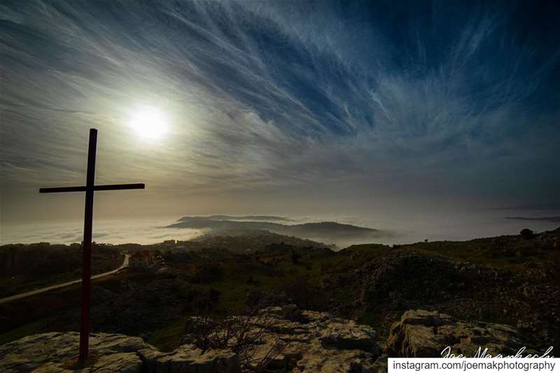 While the world changes, the cross stands firm.Saint Bruno lebanon ... (El Mroûj, Mont-Liban, Lebanon)