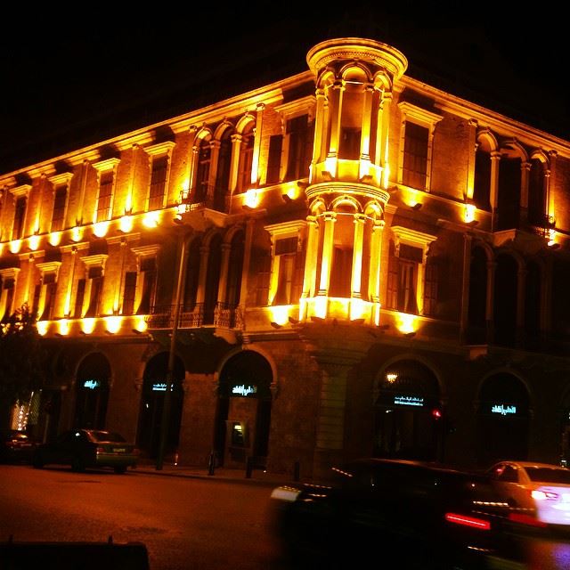 While  walking here n  downtownbeirut  beirutsouk nightview iphoneonly ...
