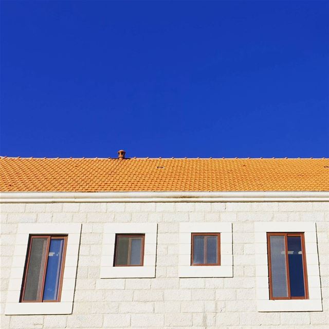 White, orange and blue. The monastery of Mar Charbel throwback  lebanon ... (Mar Charbel Aanaya)