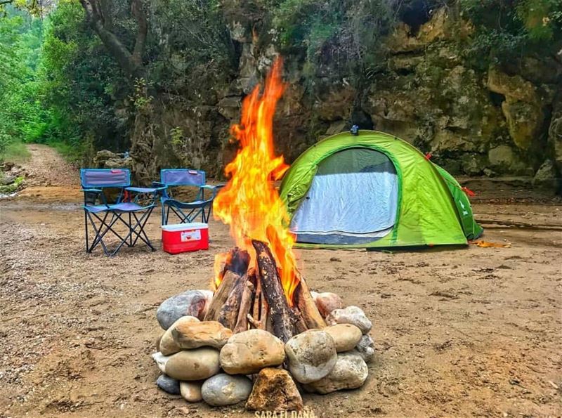 Who said  camping ⛺️ is restricted to  weekends 😍 Take some days off and... (Yahchouch)