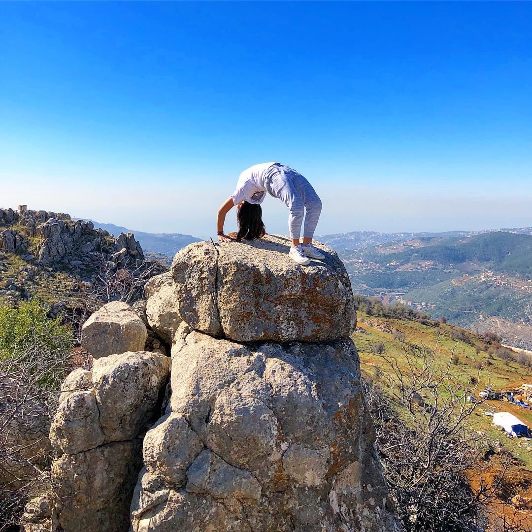 Wild and free 👐🏼••••• bridge  lebanon  nature  travel  view ... (Mount Sannine)