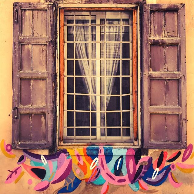 Windows of colors🌈 livelovebeirut  lebanonbyalocal ... (Beirut, Lebanon)