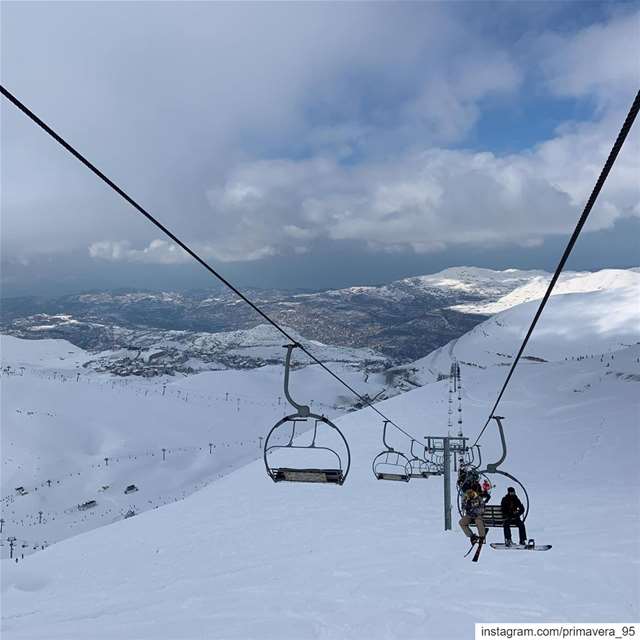  winter  snow  lebanon  ski  skitrip  mountains  nature  lebanon ... (Faraya Mzaar Ski Resort)