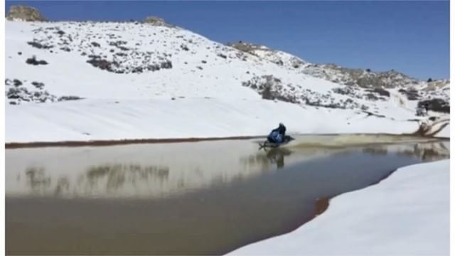 Wissam Haddad isn't worried for snow to melt !Jet skiing is an option as...