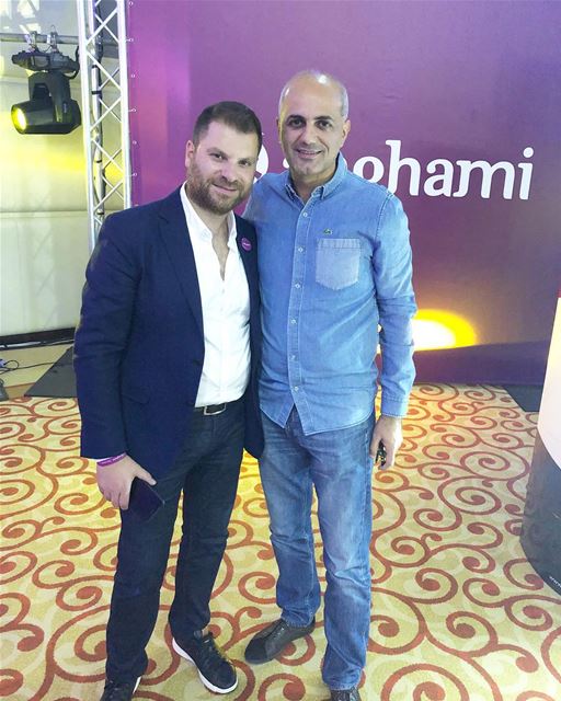 With Eddy Maroun the CO-Founder & CEO At Anghami in Dubai.... anghami... (The Westin Dubai Mina Seyahi Beach Resort & Marina)