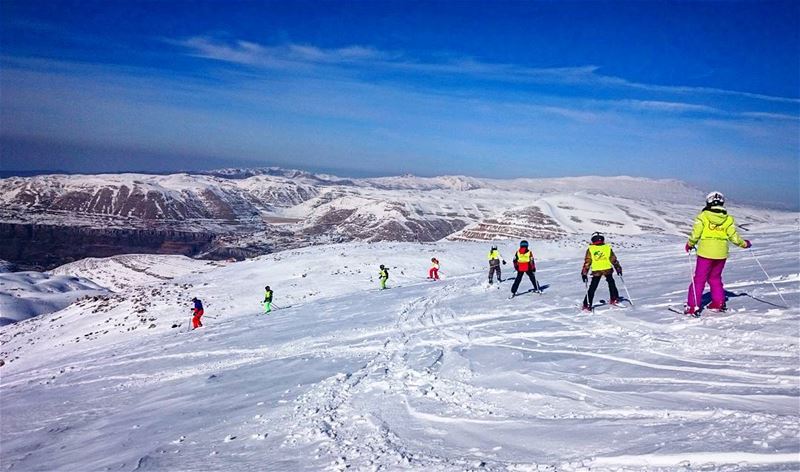 With groupe Z you go everywhere  groupez  ski  skichool  lebanon ... (Lebanon)