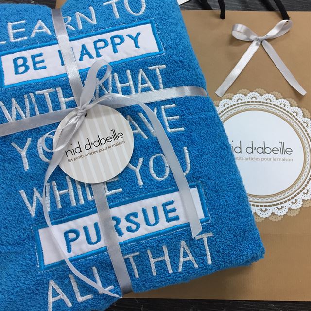 Write it on dabric by nid d'abeille. Quote ☁️  beach  soon  towel ...