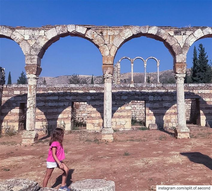 Ymayyad City Ruins,  Anjar.... historicalplace  archeology  anjar ... (Anjar the Omaya site)