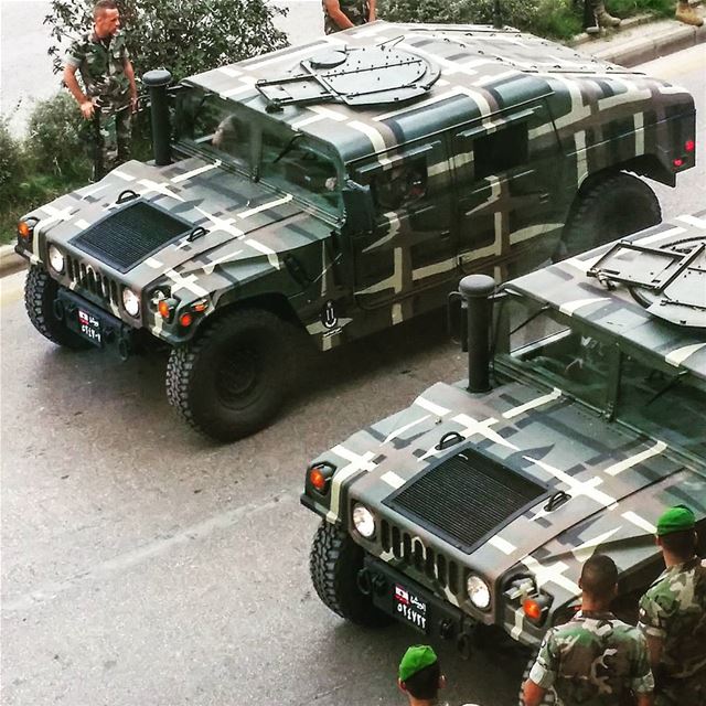  الجيش_اللبناني فوق كل  اعتبار lebanese  army  parade  rehearsal  humvee...