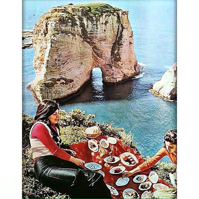 بيروت الروشة عام ١٩٧٢ ،