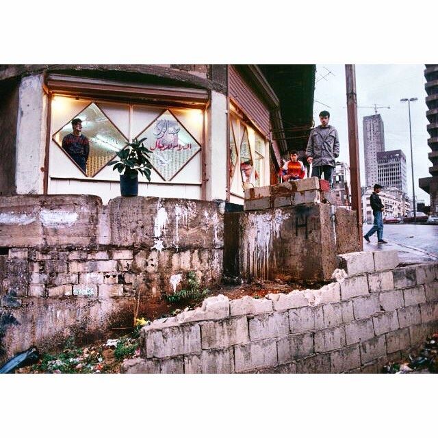 بيروت وادي ابو جميل عام ١٩٩١ ،