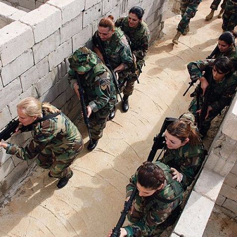 تدريب إناث الجيش اللبناني ✌️🇱🇧