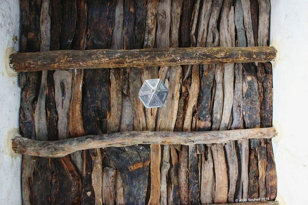 سقف احد غرف دير مار سمعان marsemaan  wood  wooden  ceiling  antique  old ... (Deir Mar Semaan-Aito)