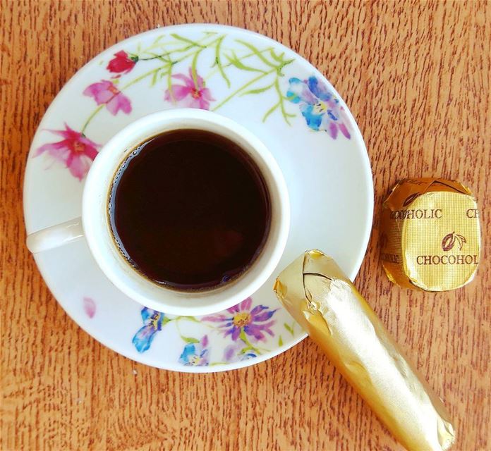 صباح الخيرات و الشوكولا مع القهوة 😊 My  Favorite  morning  Combination : (Tripoli, Lebanon)