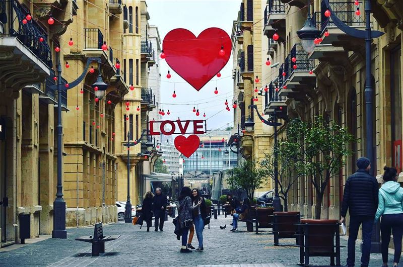  عيد_الحب في شوارع  بيروت Love  valentines  lebanon  valentine ...