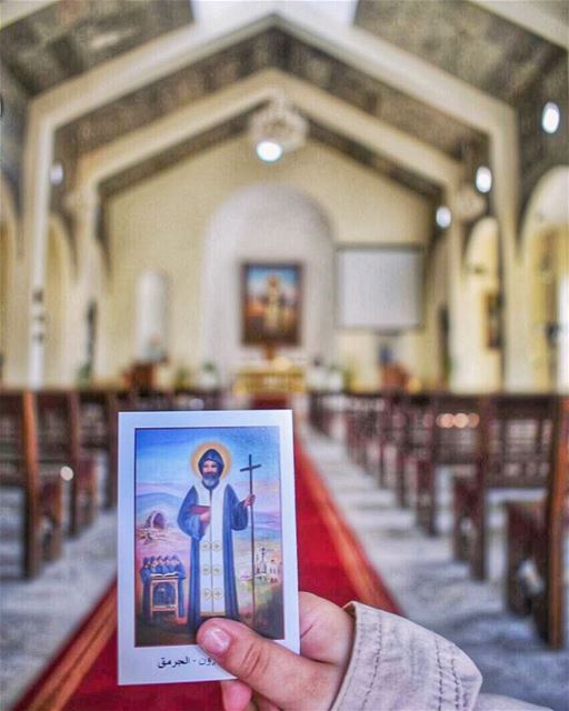 من كنيسة مار مارون في الجرمق - جنوب لبنان، ينعاد عليكم 🌿🙏✨... (الجرمق)