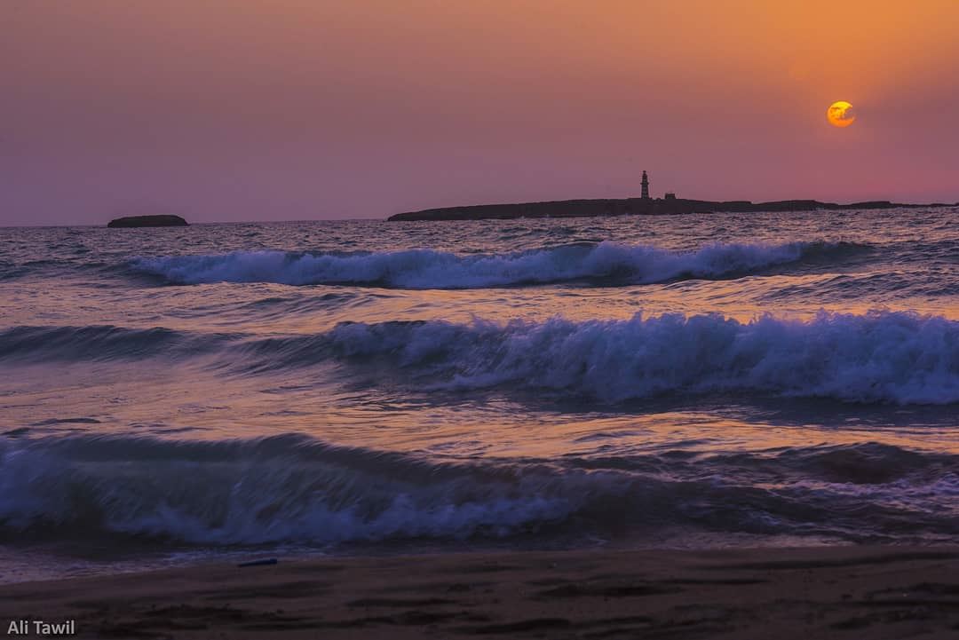 ♥️ sunset  sunset_vision  sea  sunsetlovers  beautiful  nikon  d810 ... (Saïda, Al Janub, Lebanon)