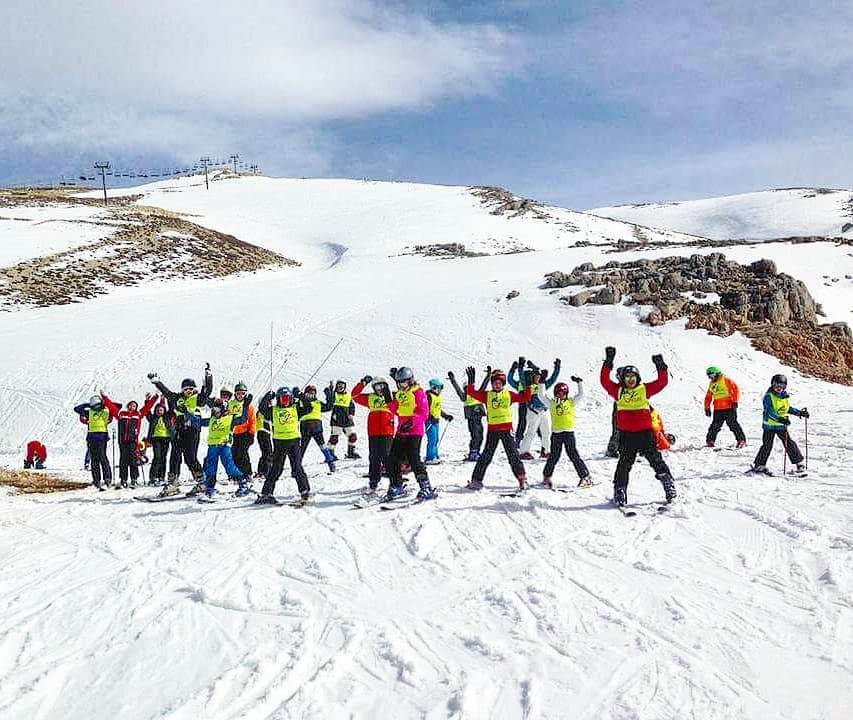 ⛷️⛷️ groupez  skischool  mzaar  lebanon  sportsexperts ... (Mzaar)