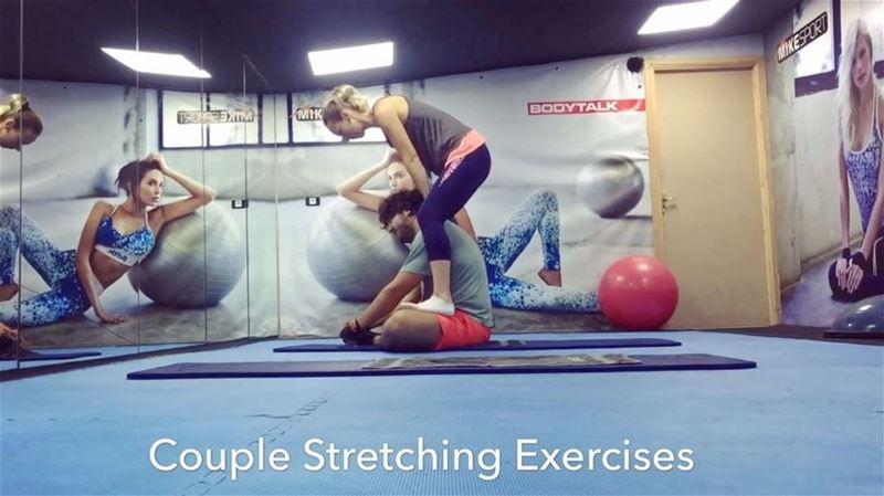 ✔️Couple Stretching ExercisesThe butterfly stretch works the inner thigh... (12 FitnessandHealth)
