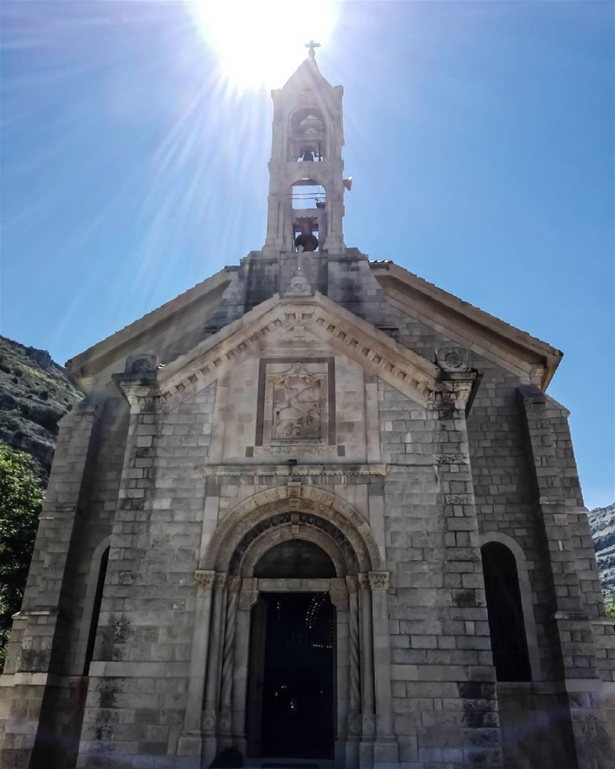 1926 St. Georges Church.... church  artsy  كنيسة  lebanonhouses ... (Akoura, Mont-Liban, Lebanon)