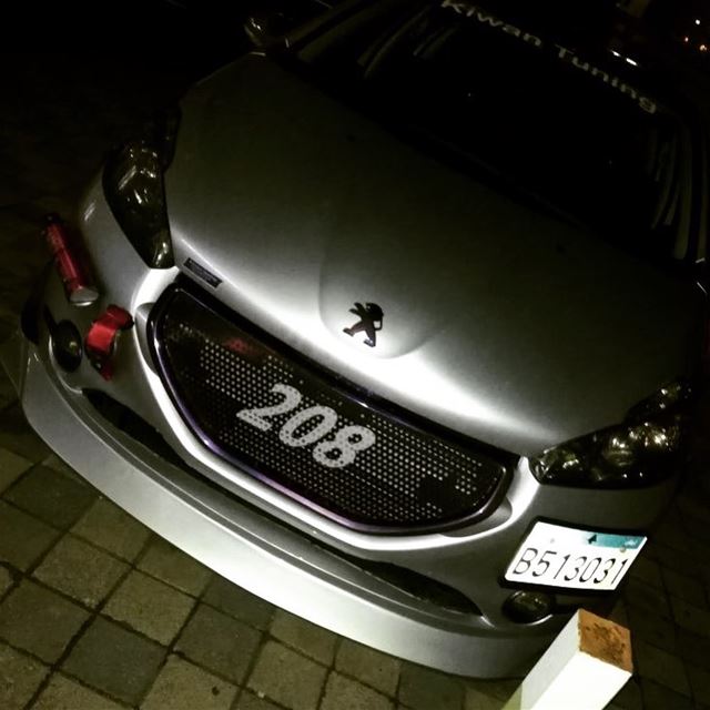  208  peugeot  custom  spoilers  lebanon ...