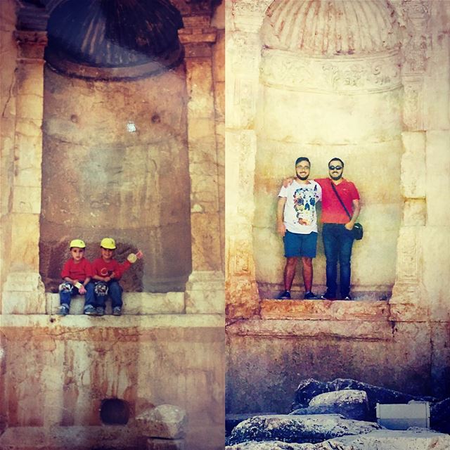 21 years later, same spot at  baalbeck  cityofthesun  lebanon ... (Baalbek, Lebanon)